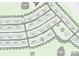 Site Map showing home and amenity locations within the community at 8639 Miles Gap Rd, Indian Land, SC 29707