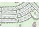 Community map showcasing the layout, green spaces, planned pool, and neighborhood streets at 8646 Miles Gap Rd, Indian Land, SC 29707