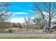 Tranquil horse farm view across the street from this property at 11327 James Coy Rd, Davidson, NC 28036