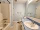 Functional bathroom with essential fixtures and a clean, simple design at 121 Deertrack Dr, Mount Holly, NC 28120