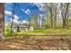 Spacious backyard with a well-maintained lawn and an appealing exterior view of the home at 1823 Rain Forest Dr, York, SC 29745