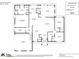 Detailed floor plan showcasing the layout with dimensions of the primary bedroom, kitchen, and living room at 1823 Rain Forest Dr, York, SC 29745