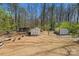 Backyard with sheds and poultry at 207 Crossing Ave, Belmont, NC 28012
