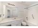Full bathroom with a shower/tub combo and single sink vanity at 3701 Teaberry Ct, Charlotte, NC 28227