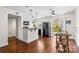 Cozy kitchen with granite countertops and access to the balcony at 4921 Park Rd # C, Charlotte, NC 28209