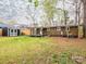 Large backyard with a shed at 5426 Milford Rd, Charlotte, NC 28210
