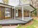 A backyard patio that offers an inviting space for relaxation at 5426 Milford Rd, Charlotte, NC 28210