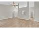 Open-concept floor plan featuring new floors, neutral paint and lots of natural light at 5923 Carriage Oaks Dr, Charlotte, NC 28262