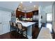 An inviting kitchen with counter seating and stainless steel appliances, plus a convenient layout at 6301 Park South Dr, Charlotte, NC 28210