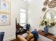 Cozy sitting area with comfortable seating and natural light at 6301 Park South Dr, Charlotte, NC 28210