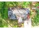 Aerial shot of the home's roof, complemented by lush greenery at 6628 Cool Water Ct, Charlotte, NC 28215