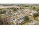 Aerial view showcasing the community's layout, parking, and proximity to green spaces at 7707 Petrea Ln, Charlotte, NC 28227