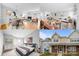 Inviting living area boasts hardwood floors, a fireplace, and ample natural light, creating a warm and welcoming atmosphere at 7707 Petrea Ln, Charlotte, NC 28227