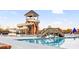 Community pool featuring a tall slide and stairs, providing fun for all ages at 967 Stebbins Dr, Fort Mill, SC 29715