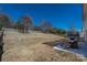 Spacious backyard featuring a slight slope and bordered by a charming wooden fence at 1017 Village Green Ln, Rock Hill, SC 29730