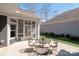 Outdoor patio with dining area is perfect for enjoying the outdoors at 1128 Avalon Pl, Matthews, NC 28104