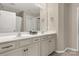 Elegant bathroom with a double sink vanity and decorative fixtures at 1519 Arcadia Bluff Dr, York, SC 29745