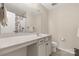 Bathroom with a large vanity, white cabinets, and neutral walls at 1519 Arcadia Bluff Dr, York, SC 29745