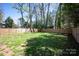 Large, partially-grassed and fenced backyard provides ample space for outdoor activities and relaxation at 3020 Georgia Ave, Charlotte, NC 28205