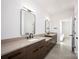 Bathroom featuring double sink vanity with modern finishes at 3020 Georgia Ave, Charlotte, NC 28205