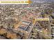Wide aerial view of the neighborhood noting model home and downtown at 336 F Lincoln St, Concord, NC 28025