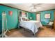 Cozy bedroom with natural light, neutral decor, and a comfortable queen-sized bed at 529 Langley Rd, Lancaster, SC 29720
