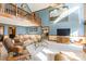 Bright and open living area with a staircase, comfortable seating, and a dining area at 529 Langley Rd, Lancaster, SC 29720