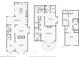 Detailed floor plan showcasing the layout of a multi-story home, including room dimensions and key features at 545 Dilworth Mews Ct, Charlotte, NC 28203