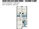Second floor plan featuring bedrooms, bathrooms, laundry, and walk-in closet at 6048 Chelsea Oaks Rdg, Tega Cay, SC 29708