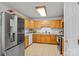 Well-equipped kitchen featuring stainless steel appliances, ample cabinetry, and tile flooring at 705 Sagrada Dr, York, SC 29745