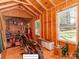 Spacious shed with a window and a variety of tools and equipment, perfect for storage at 7417 Shadowlake Dr, Charlotte, NC 28226