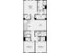 Detailed second floor floorplan featuring bedrooms, bathrooms, and a loft at 8650 Miles Gap Rd, Indian Land, SC 29707