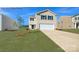 Charming two-story home featuring a two-car garage, manicured lawn, and inviting front entrance at 1059 Horizon St, Chester, SC 29706