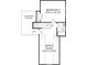 Upstairs floor plan showing bedroom, bonus room, bathroom, and unfinished storage at 2033 Mantle Ridge Dr, Indian Trail, NC 28079