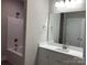 Bathroom with shower and vanity at 2037 Powerline Dr, Gastonia, NC 28054