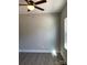 Bedroom with ceiling fan and large window at 2037 Powerline Dr, Gastonia, NC 28054