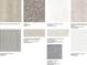 Image display of different flooring, countertop and cabinet selections to choose from for a new home at 411 Sunharvest Ln, Indian Trail, NC 28079