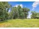 The backyard features a lush green landscape with plenty of trees and natural beauty at 522 Fern Hill Rd # 17, Mooresville, NC 28117