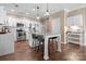 Spacious kitchen with an island, stainless steel appliances, and ample cabinet space at 6210 Skyline Dr, Charlotte, NC 28269