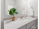 Bathroom featuring white countertops, cabinets, sink, faucet, and mirror at 722 Herlong Ave, Rock Hill, SC 29732