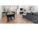 Bright living area with dining and kitchen featuring modern finishes at 722 Herlong Ave, Rock Hill, SC 29732