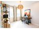 Bright office space with modern desk, shelving, and colorful accents, perfect for productivity at 8026 Cedarsmith Ct, Charlotte, NC 28217