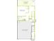 Floor plan featuring a 2-bay garage, outdoor living area, and three bedrooms at 8034 Cedarsmith Ct, Charlotte, NC 28217