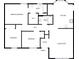 Detailed floor plan showcasing the layout, including bedrooms, bathrooms, kitchen, living room, and primary bedroom at 89 Fifth St, York, SC 29745
