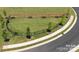 Aerial view of community park with benches, black metal fencing, and manicured lawn at 1314 37Th Avenue Ne Ln, Hickory, NC 28601