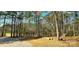 The property features a tree covered landscape, logs and a gravel parking area in the foreground at 816 Osteen Rd, York, SC 29745