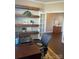 Bright home office with built-in shelves and space to work at 2640 Southern Trace Dr, Waxhaw, NC 28173