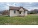 Cozy single-story home with siding, a covered porch, and a neatly trimmed front lawn at 2915 Spencer Ne Rd, Conover, NC 28613