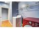 Convenient laundry area featuring modern appliances and shelving for organized storage and efficient laundry tasks at 5807 Mctaggart Ln, Charlotte, NC 28269