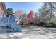 Backyard patio with small deck, perfect for entertaining at 610 Hawthorne Ln, Charlotte, NC 28204